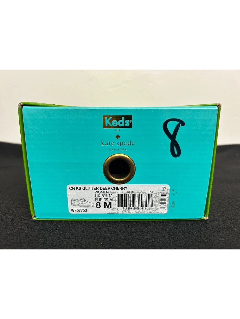 Keds Kate Spade Glitter Deep Cherry shoes size 8